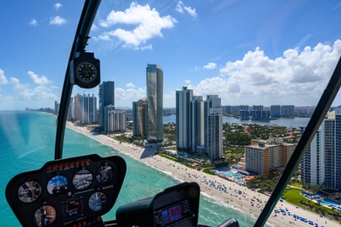 Ft. Lauderdale: helikoptervlucht bij zonsondergang naar Miami Beach