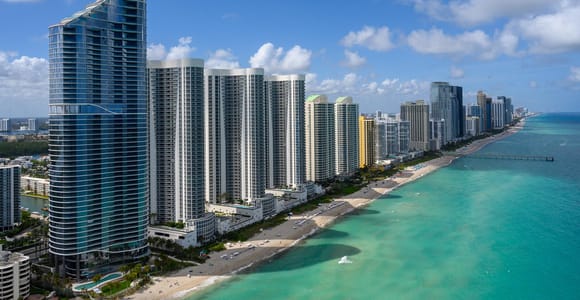 Helikopter Tour bei Sonnenuntergang: Fort Lauderdale-Miami Beach