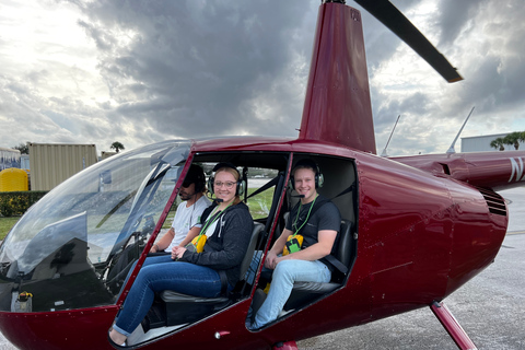 Lauderdale: Sunset Private Helicopter-Hard Rock Guitar-Miami