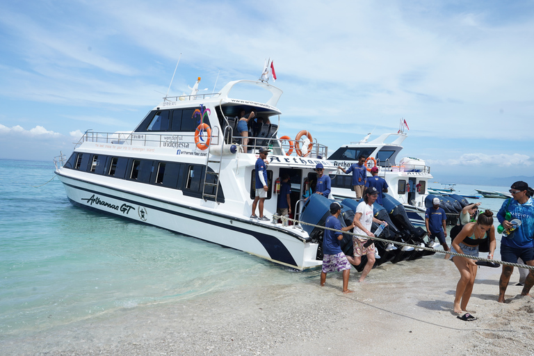 Vanuit Bali naar Nusa Lembongan: snelle boottochtVanuit Nusa Lembongan naar Bali: enkele reis