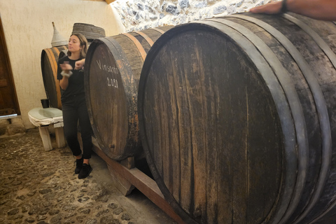 Santorin : Visite des joyaux cachés et expérience du vin avec dégustation