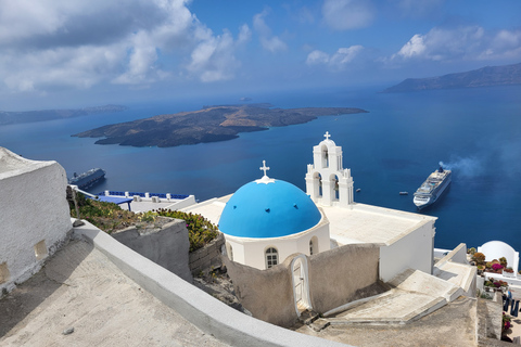 Santorin : Visite des joyaux cachés et expérience du vin avec dégustation