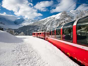 Von Como aus: St. Moritz und Tirano Reise mit Bernina Express
