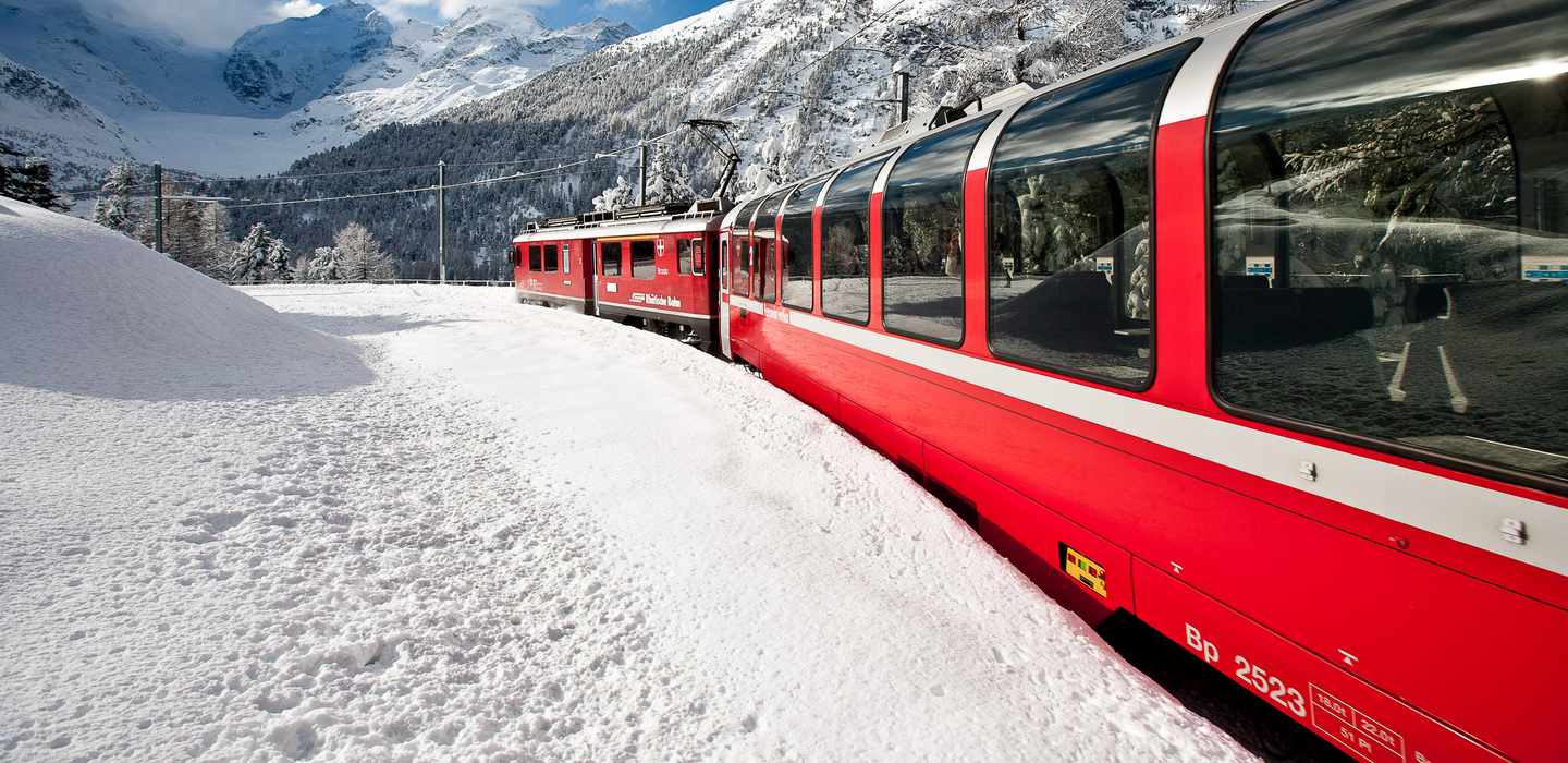 Von Como aus: St. Moritz und Tirano Reise mit Bernina Express