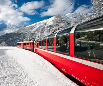 From Como: St. Moritz and Tirano Trip with Bernina Express