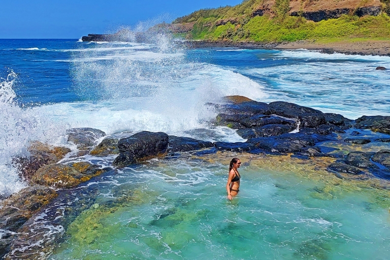 Mauritius: Wilder Wasserfall und Naturpool an der Südküste
