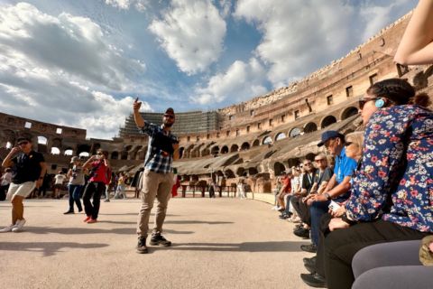 Roma: piano dell'arena del Colosseo, Foro Romano e tour del Palatino