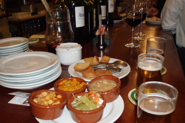 Traditionele avondtour van Madrid met tapas en drankjes