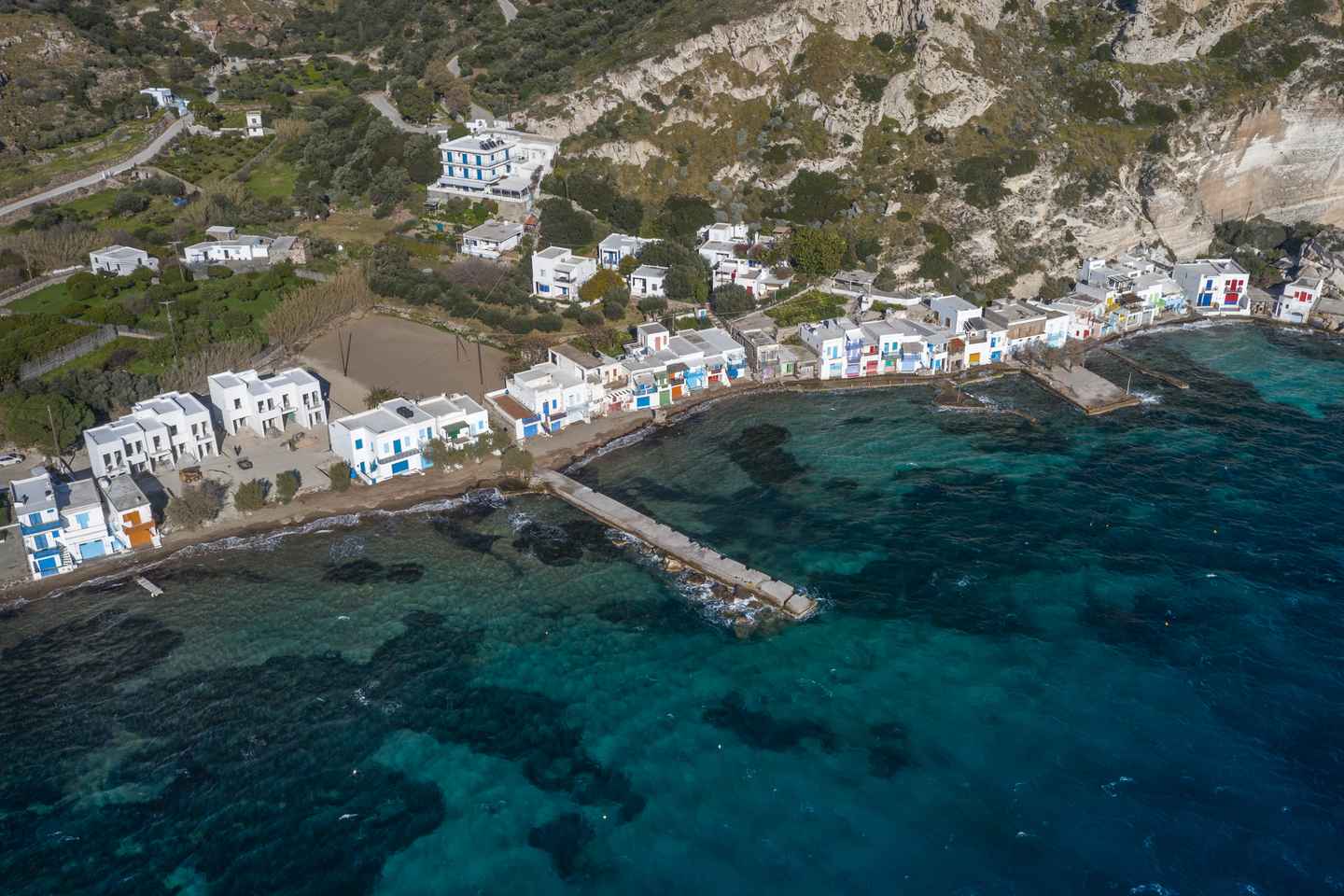 Plaka: Milos Highlights Private Tour with Hotel Pickup