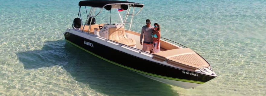 San Andres : Visite privée de la baie de San Andres en bateau rapide de luxe