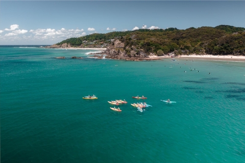Byron Bay: zeekajaktocht met dolfijnen en schildpadden