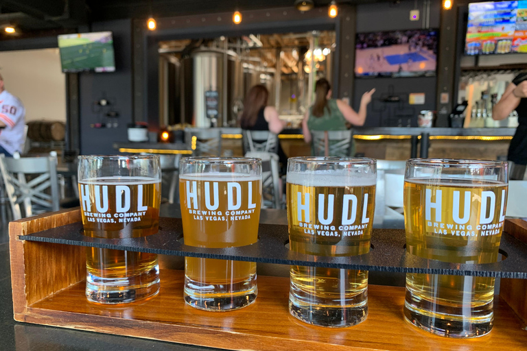 Las Vegas: wycieczka po browarze imprezowym autobusem z 3 lotami piwaWycieczka po browarze w Las Vegas autobusem imprezowym z 3 lotami piwa