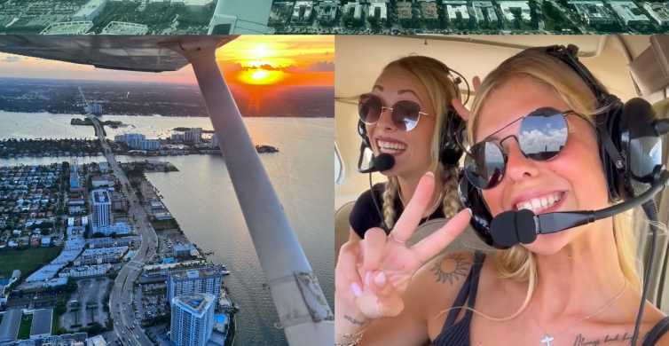 Miami: zasebni 30-minutni vodeni izlet z letalom po South Beachu