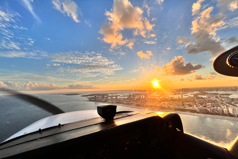 Miami: Südstrand Privatflug Tour 30- Minuten