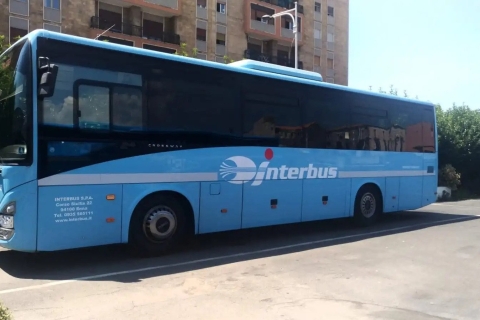Siracusa: Traslado en autobús a/desde la estación de autobuses de PalermoIndividual de Siracusa a la estación de autobuses de Palermo