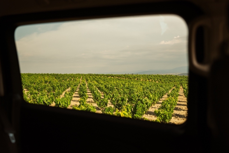 Von San Sebastian aus: Tour durch die Rioja-Weinkellereien, Verkostungen und MittagessenStandard Option