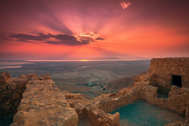 Jerozolima: wschód słońca w Masadzie, En Gedi, Morze Martwe