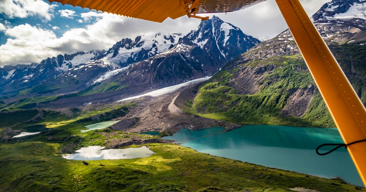 McCarthy 90minutová prohlídka Bagley Icefield Flightseeing Tour
