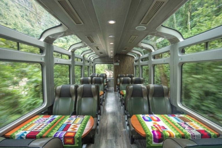 Sacred Valley and sunrise in Machu Picchu by Panoramic train