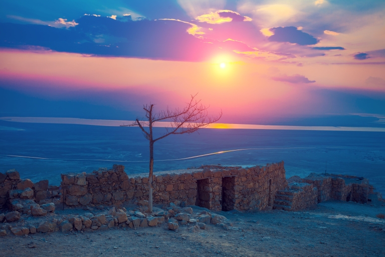 Von Jerusalem/Tel Aviv: Geführter Masada-SonnenaufgangVon Jerusalem/Tel Aviv: Geführter Sonnenaufgang in Masada