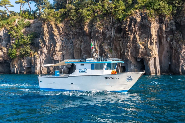 Van Sorrento: Capri Island Fishing Tour met lunch