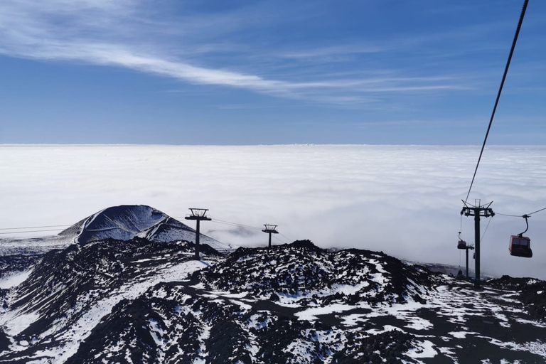 Mont Etna : Trekking hivernal en haute altitude