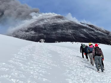 Etna South: High Altitude Winter Trek with an Alpine Guide