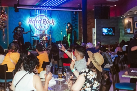 Visite nocturne de la ville de Cancun et soirée de musique live au Hard Rock