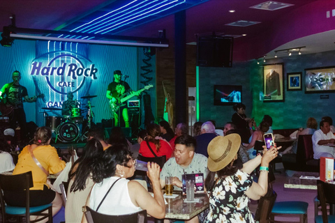 Visite nocturne de la ville de Cancun et soirée de musique live au Hard Rock