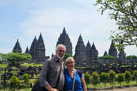 Yogyakarta Airport: Borobudur Climb & Prambanan Guided Tour