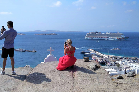 Mykonos: Highlights Tour z klasztorem Panagia Tourliani