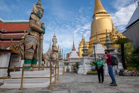Bangkok: Grand Palace en begeleide wandeling Wat Phra Kaew