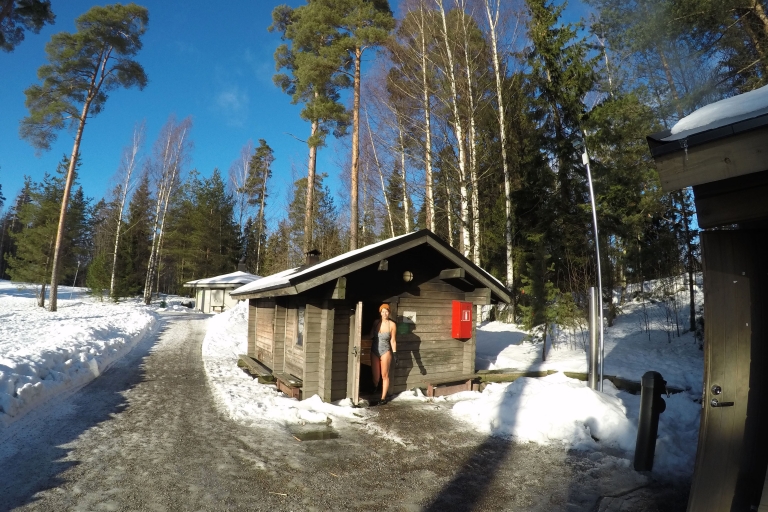 Wędrówka po Parku Narodowym i fińska sauna dymna