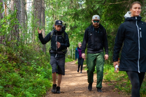 Vanuit Helsinki: Liesjärvi National Park-wandelingMagische Taiga-boswandeling