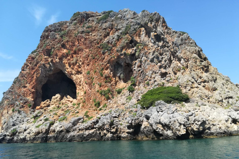 Excursión en lancha motora por la Isla Teodorou Medio Día Mañana o Atardecer