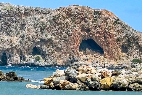 Excursion en bateau à moteur sur l'île de Theodorou - Demi-journée matin ou coucher de soleil