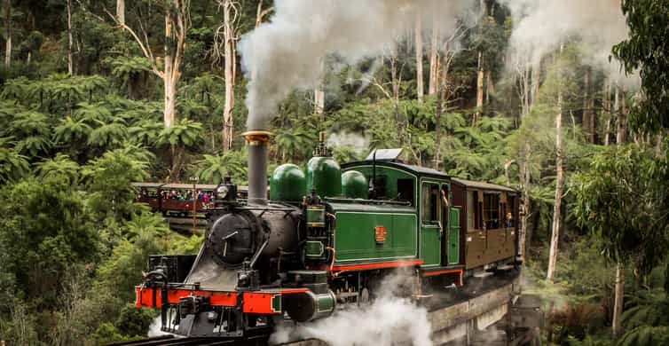 Železnice Puffing Billy: Cesta parním vlakem na památku