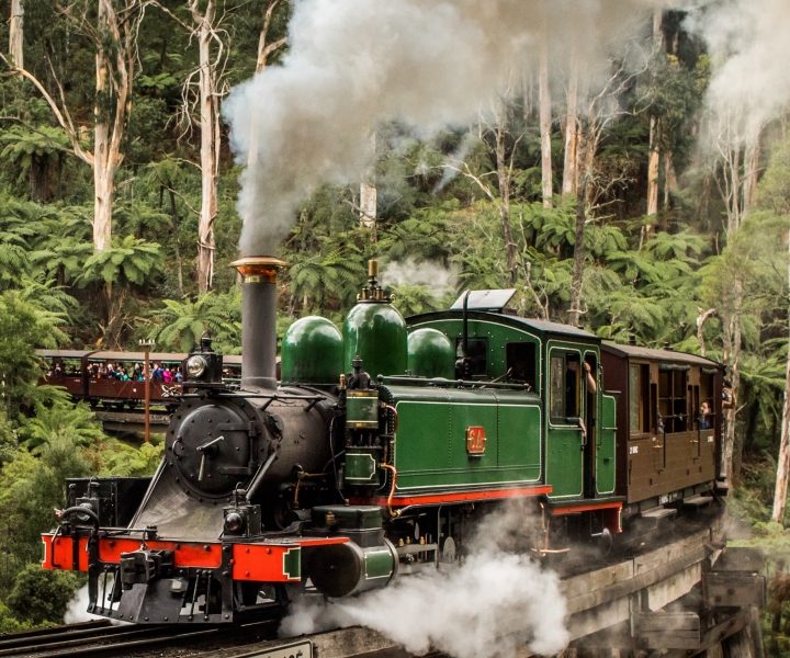 Puffing Billy Railway: Heritage-stoomtreinreis