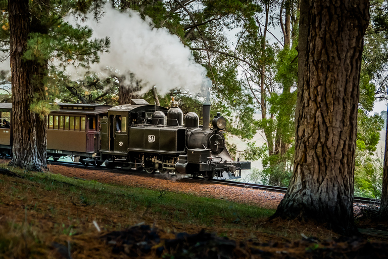 Puffing Billy Railway: Tradycyjna podróż pociągiem parowym