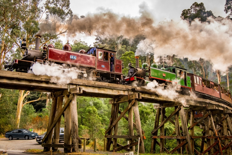 Puffing Billy Railway: Heritage Steam Train Journey Return Ticket: Belgrave - Menzies Creek