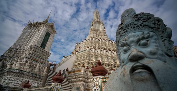 Bangkok: Wat Pho und Wat Arun - geführte Tour zu Fuß