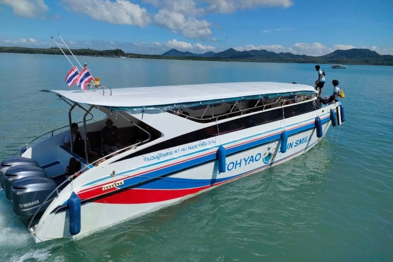 Krabi: Boat Transfer to Koh Yao Yai Koh Yao Yai to Krabi (Ao Nang) with Meeting Point