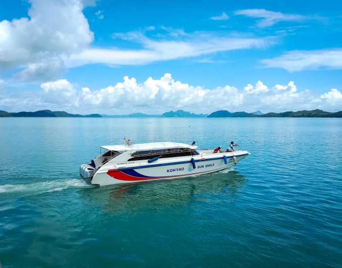 Krabi: Speed Boat Transfer to Koh Yao