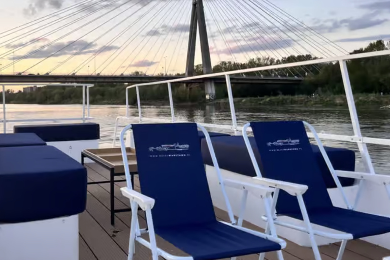 Warsaw: Sightseeing Cruise with 7 Language Audioguide