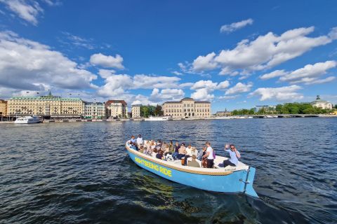 Stockholm : Visite de la ville en bateau électrique
