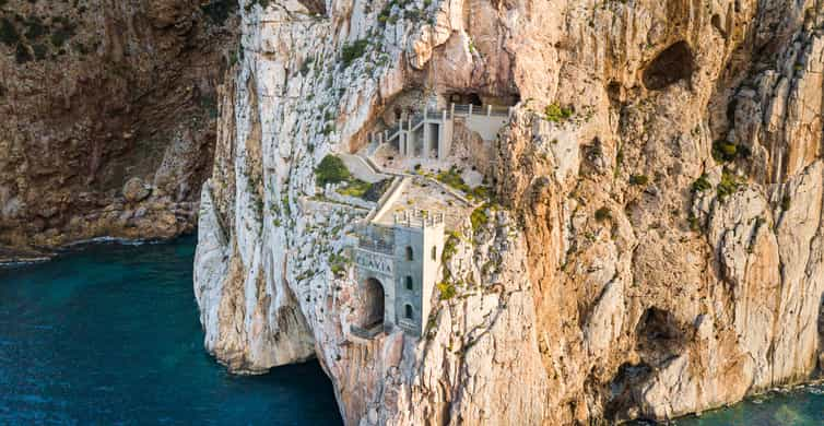 Landscape at Porto Corallo in Nebida and the coast of