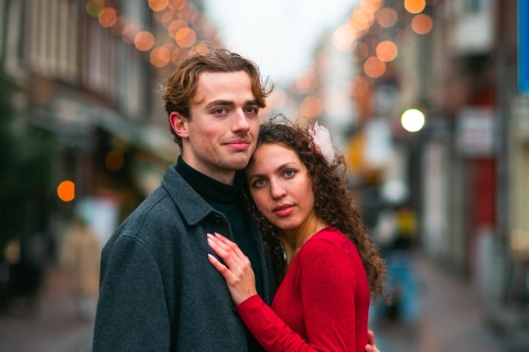 Amsterdam: romantische fotoshoot voor koppelsPremium fotoshoot (30-40 foto's)