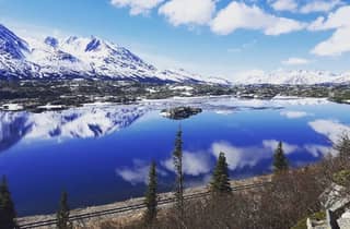 Von Skagway aus: White Pass und Yukon Hängebrückentour