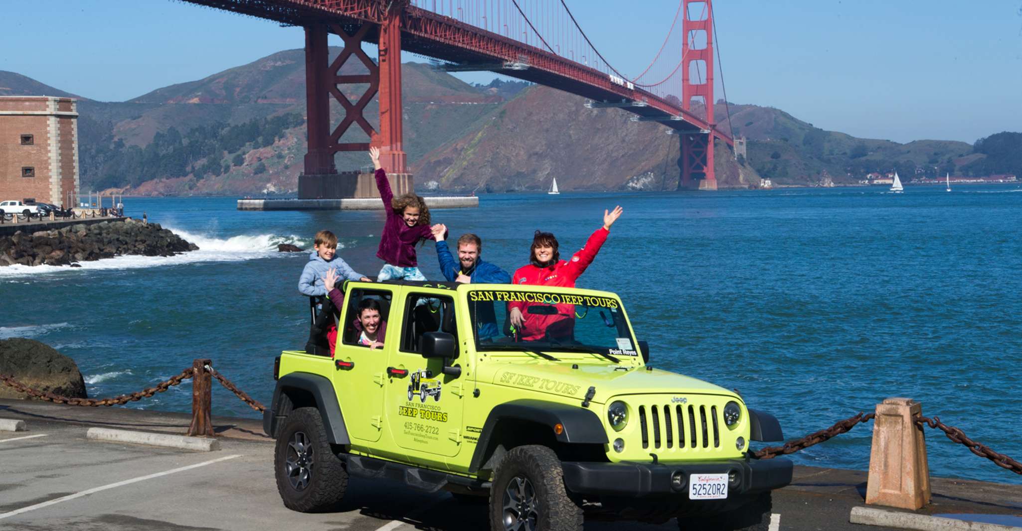 San Francisco: Private Highlights Tour Open-Top Jeep (max 6)