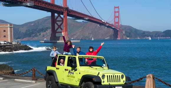 San Francisco: Private Highlight-Tour im Jeep mit offenem Verdeck (max. 6)